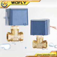 brass electric ball actuator valve 220v/110v/24v/12v